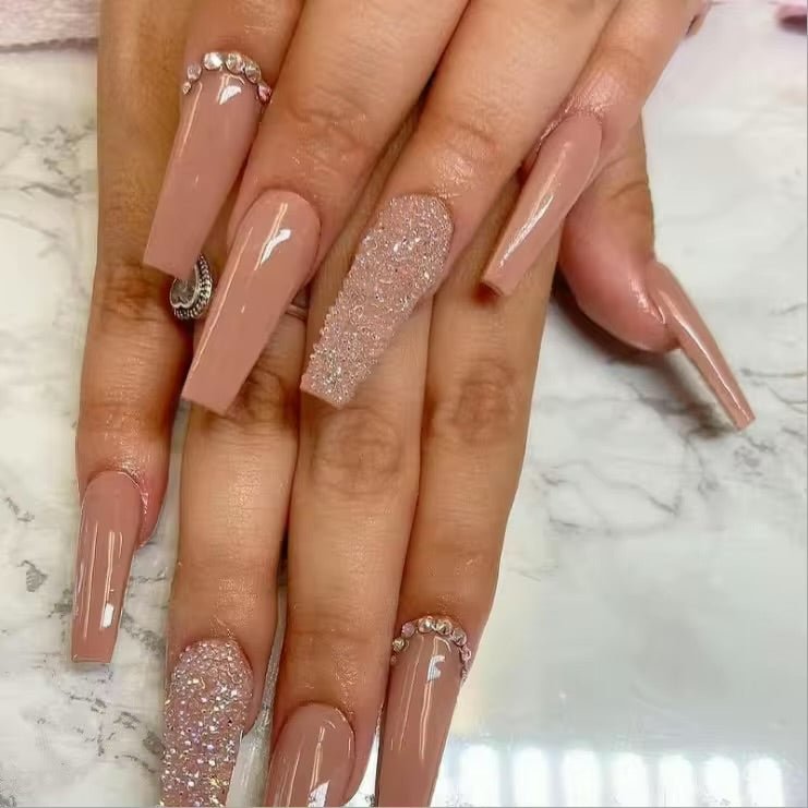 Luxury Nude Press - On Nails - Tu Kute Kosmetics